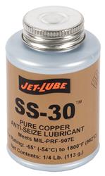Jet-Lube SS-30 Pure Copper Anti-Seize Lubricant - Click Image to Close